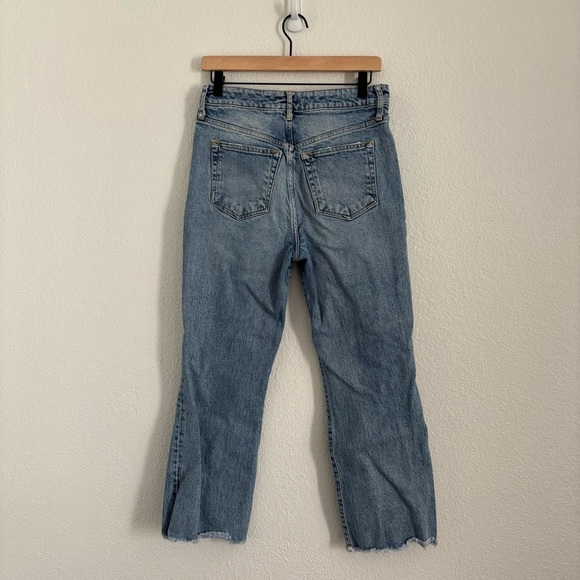 We the Free People Women's Size 28 Blue Stella Kick Flare Crop Jeans - Picture 4 of 5